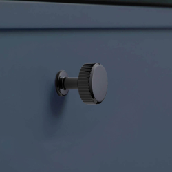 Furnipart M�belknop - Sort nikkel - Model Villa Round