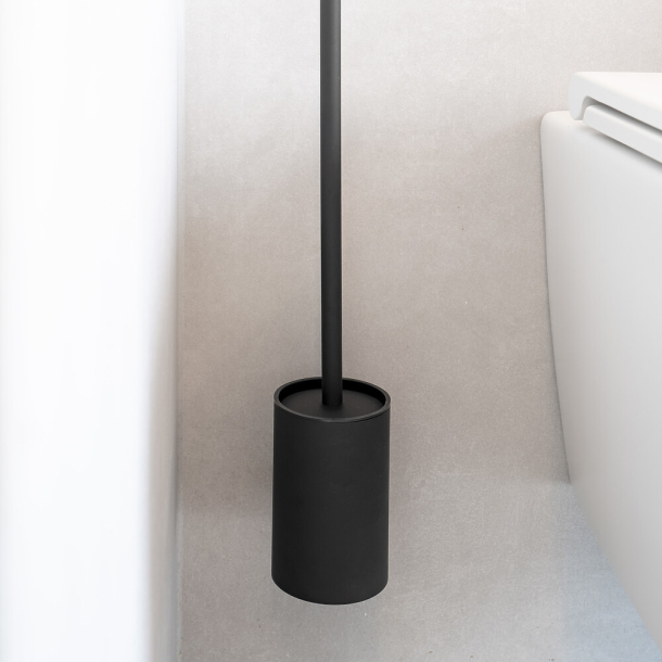 Toalettborste - Beslag Design - Matt svart - modell Solid