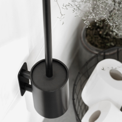 Toalettborste - Beslag Design - Matt svart - modell Solid