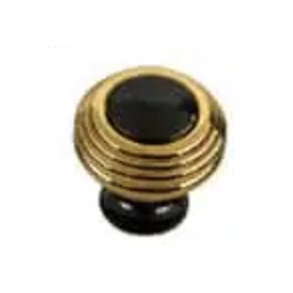 Furniture knob 728 - Brass without lacquer - 30 mm