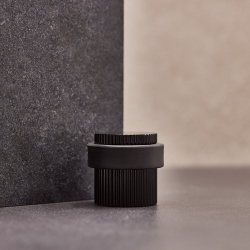 Beslag Design T�rstopper - Schwarz - Modell Helix Stripe