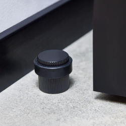 Beslag Design T�rstopper - Schwarz - Modell Helix Stripe