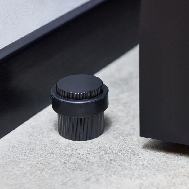 Beslag Design T�rstopper - Schwarz - Modell Helix Stripe