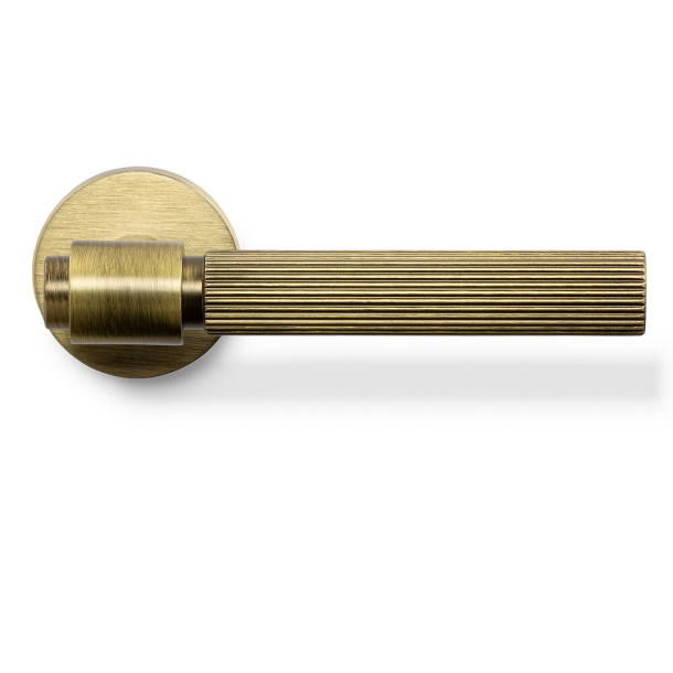 Beslag Design T�rstopper - Antike Bronze - Modell Helix Stripe