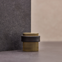 Beslag Design T�rstopper - Antike Bronze - Modell Helix Stripe