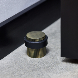 Beslag Design T�rstopper - Antike Bronze - Modell Helix Stripe