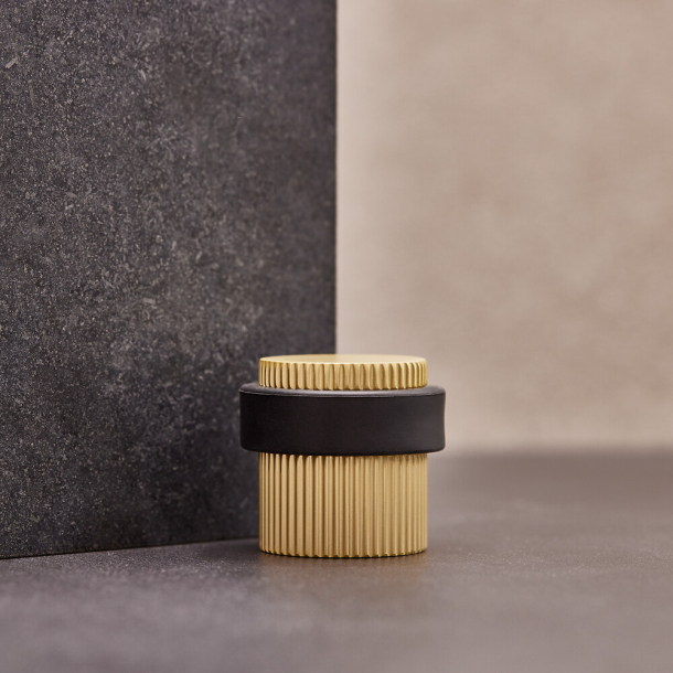 D�rrstopp - Beslag Design - M�ssing - Helix Stripe-modell