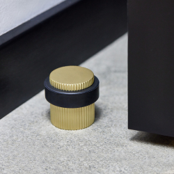 D�rrstopp - Beslag Design - M�ssing - Helix Stripe-modell