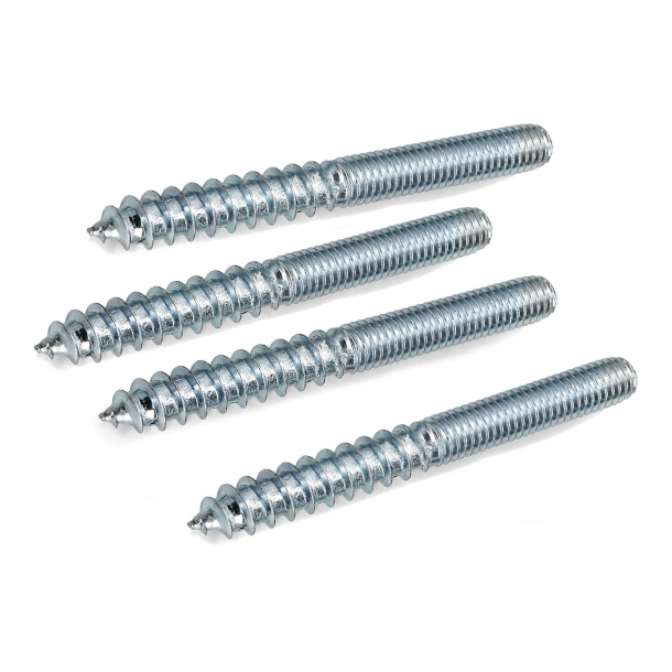 Hook screws (4 pcs) - Galvanized steel - M4 x 25 mm