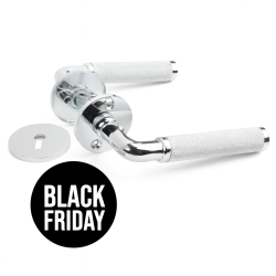 HABO drrhandtag Lexington inkl. nyckeltecken - Krom