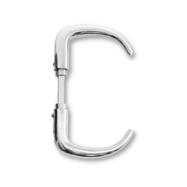 Door handle - Coupe door handle - Kay Fisher - Nickel (without rosettes)