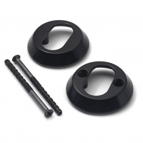 Dobbelt Cylinderring - Sort lak - Model 1476/76