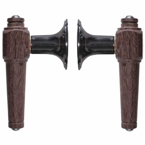 Klamka do drzwi - D&#261;b / Lakierowany, czarny mosi&#261;dz - Model SVANEMLLEN1007