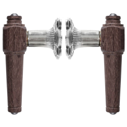 Drrhandtag - Tr - Rkt ek och prydnadsnickel - Modell SVANEMLLEN