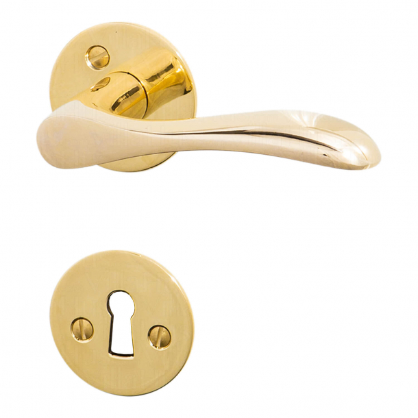 Klamka do drzwi - Mosi&#261;dz nielakierowany (200144) - BELLEVUE