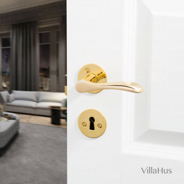 Klamka do drzwi - Mosi&#261;dz nielakierowany (200144) - BELLEVUE