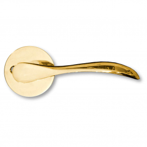 D�rrhandtag m / rosett cc30 mm - M�ssing utan lack - Modell BELLEVUE
