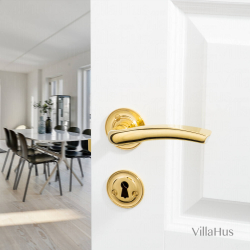 Trgriffe - Interieur - Messing mit sichtbarem Aluminiumkern - LINUX - Verziert