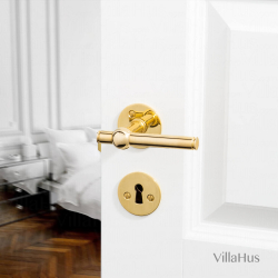 Door handle - Brass without lacquer - SKODSBORG 8014 - 14 mm