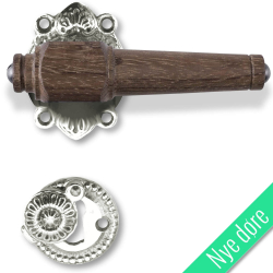 Trgriff aus Holz - Ruchereiche und verziertes Nickel - Modell SVANEMLLEN - Neue Tren