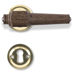 Klamka do drzwi - D&#261;b / Polerowany mosi&#261;dz - Model SVANEMLLEN1009