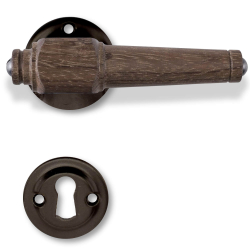 Klamka do drzwi - D&#261;b / Lakierowany, czarny mosi&#261;dz - Model SVANEMLLEN1007