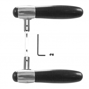 Klamka do drzwi - Czarny bakelit / Nikiel - Model NYHAVN