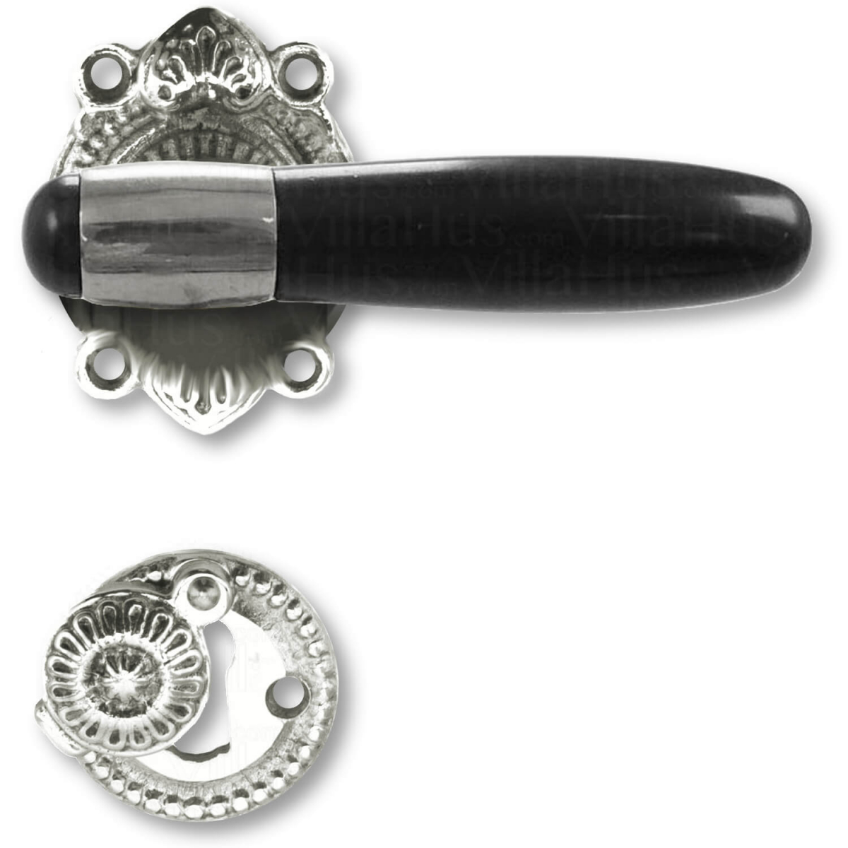 Door handle interior Nickel / Bakelite / Antique nickel Model