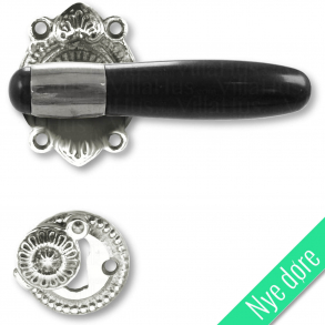 Dörrhandtag - Inomhus - Nickel / Bakelit / Antik nickelmodell NYHAVN - Nya dörrar