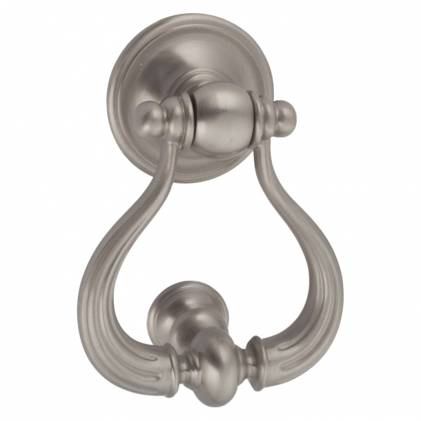 Door knocker, Lyre, Nickel satin, 160 mm (703-125)