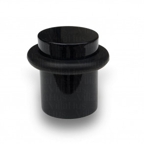 Drrstopp - Svart - Hgglans - 40 mm