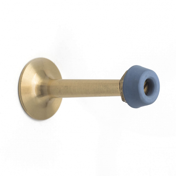 Door stopper 254 - Brass satin - 75 mm