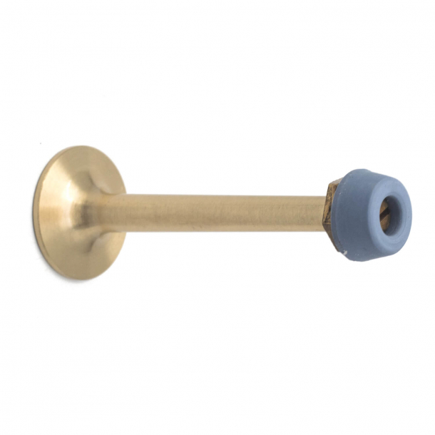 Door stopper 254 - Brass satin - 95 mm