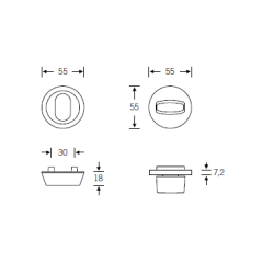 FSB cylinderring &amp; vridning - Borstat aluminium