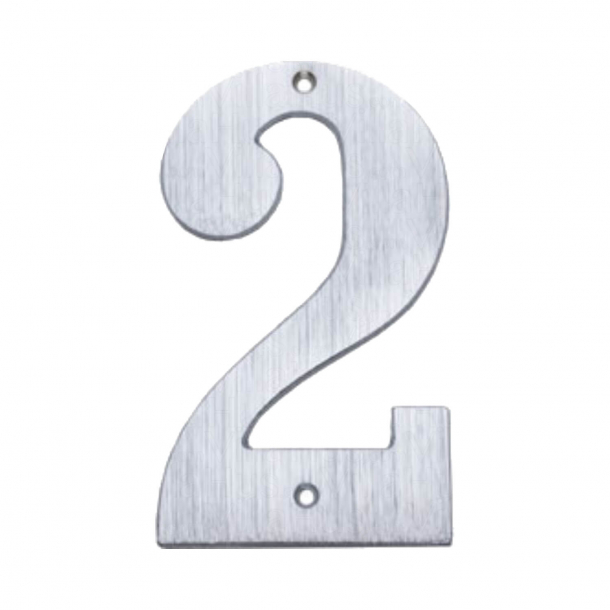 Hausnummern - Nickel, Matt -140 mm - Modell 572