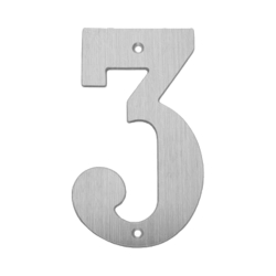 Hausnummern - Nickel, Matt -140 mm - Modell 572