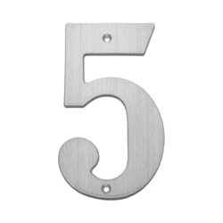 Hausnummern - Nickel, Matt -140 mm - Modell 572
