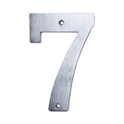 Hausnummern - Nickel, Matt -140 mm - Modell 572