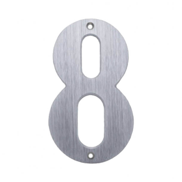 Hausnummern - Nickel, Matt -140 mm - Modell 572