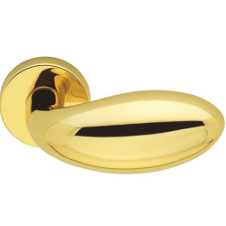 Klamka Ga&#322;ka- Polerowany mosi&#261;dz, - 108 mm - Model K1160