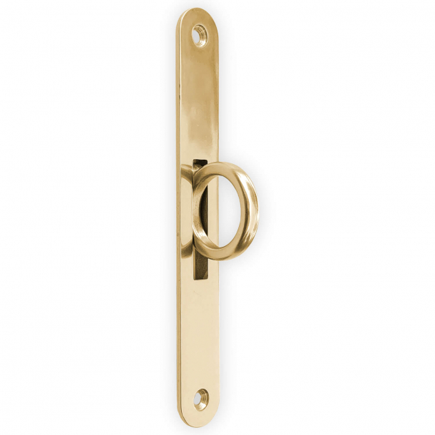 Ring pull for sliding doors - Polished Brass