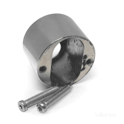 Cylinderlockskopp - Extern - Nickel - 38 - 6 stift