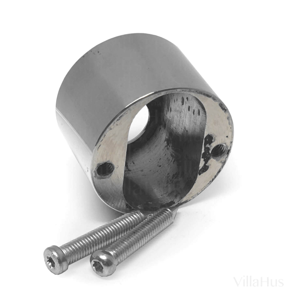 Cylinderlockskopp - Extern - Nickel - 38 - 6 stift