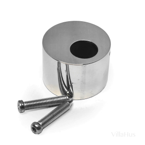 Cylinderlockskopp - Extern - Nickel - 38 - 6 stift