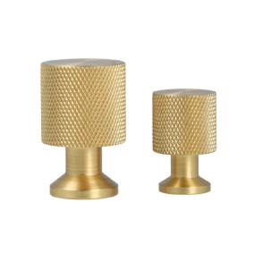 Mbelknop - Brstet messing uden lak - Nyboder