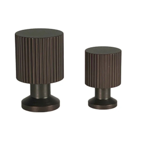 Mbelknop - Bruneret messing - Marielund