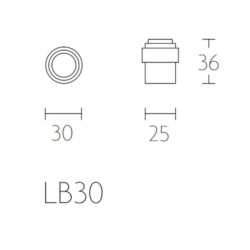 Drstopper  - Gunmetal PVD - LB30