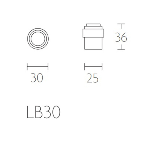 Drstopper  - Gunmetal PVD - LB30