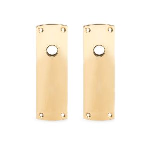 Backplate - Polished unlacquered brass - Model ESKAN - Brass Backplate -  VillaHus