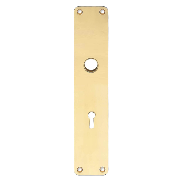 Backplate with keyhole - Unlacquered - Boda - 15 mm